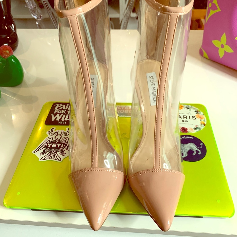 Clear Steve Madden boots
